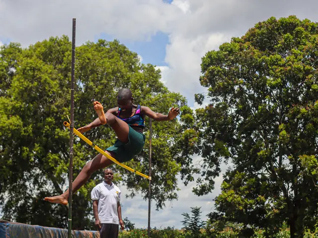 Clearing the bar at inter-house athletics