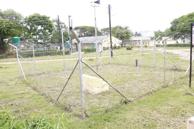 The school weather station