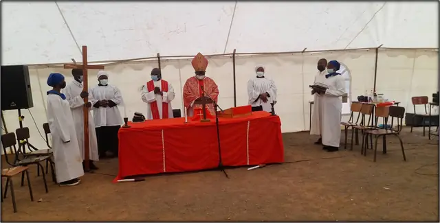 A Eucharist service at St Mark's